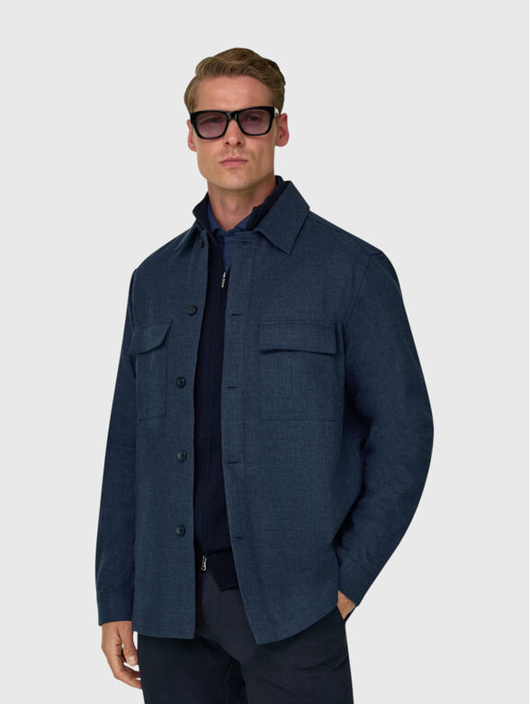 Oversized denim shirt - 1