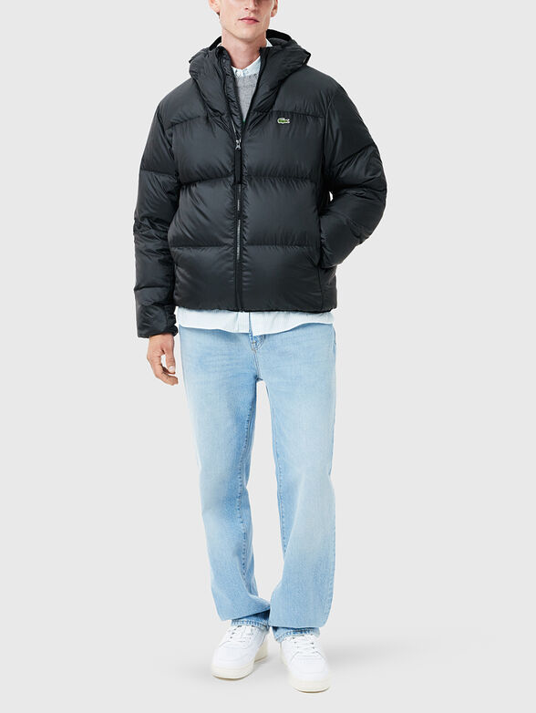 Black jacket with hood - 2