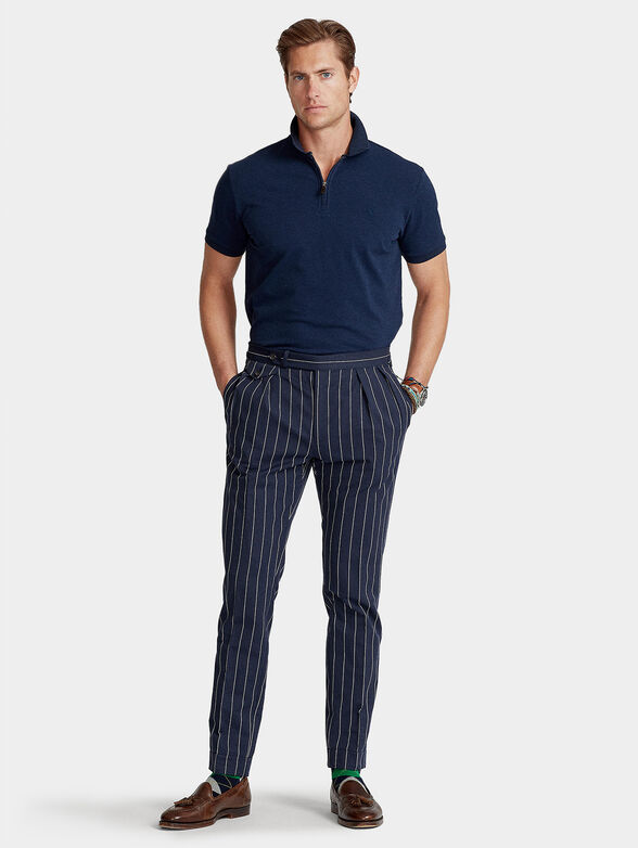 Navy blue polo-shirt - 4