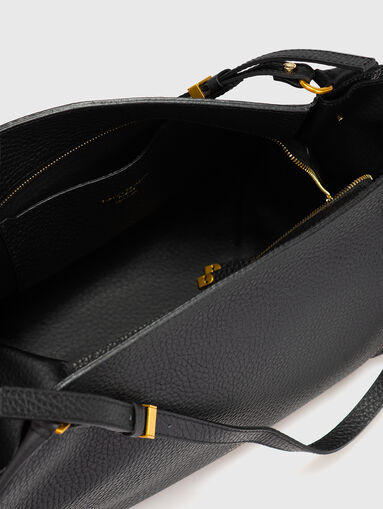 Black leather bag - 5