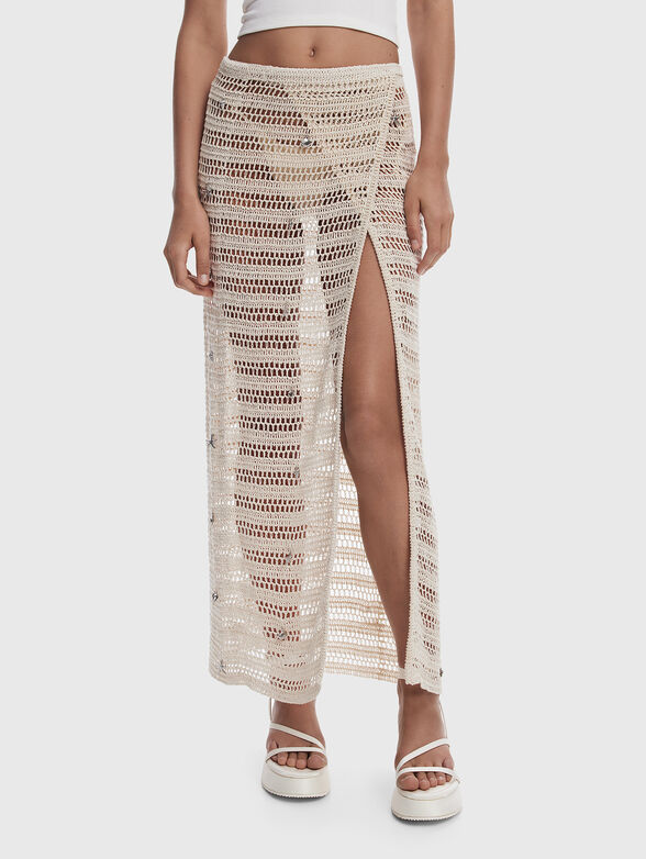 Openwork midi skirt - 1