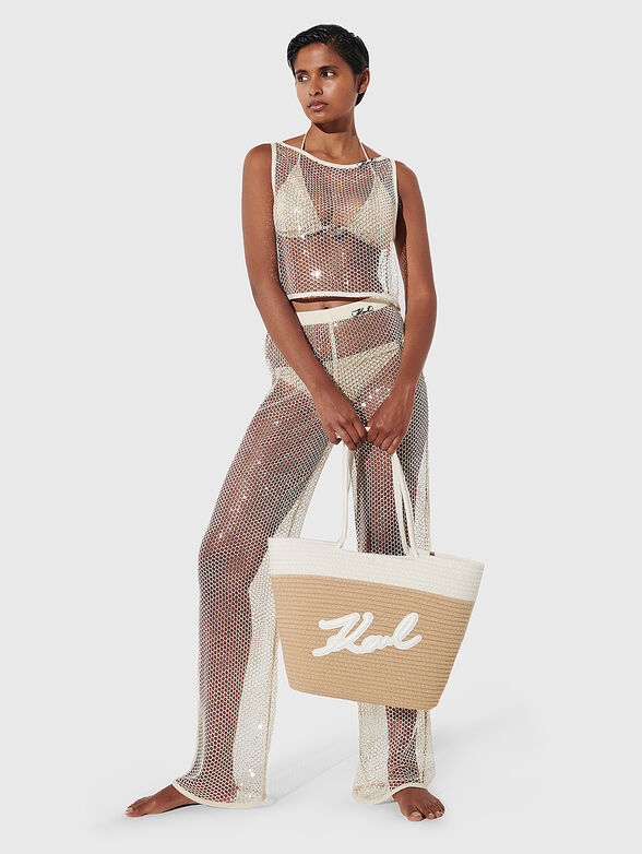 Top with appliquéd sequins - 1