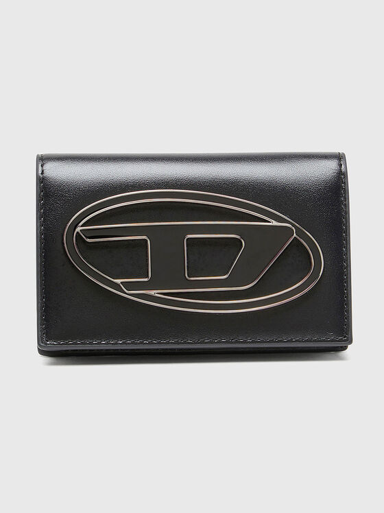 Картодържател 1DR от естествена кожа с лого - 1