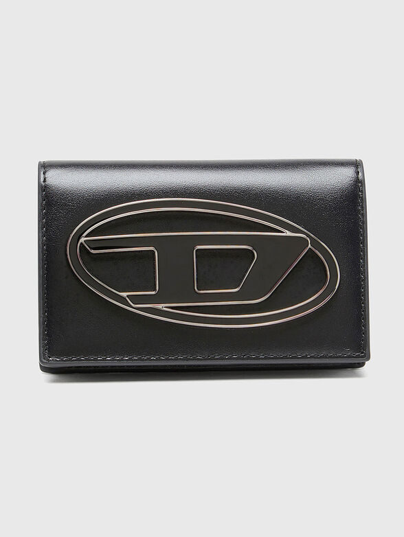 1DR leather cardholder with logo - 1