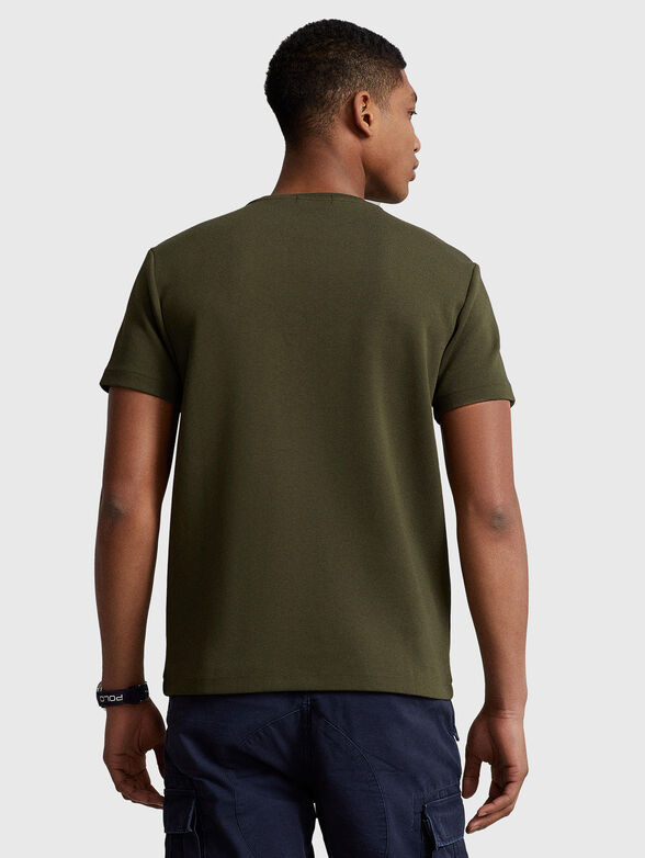 Cotton blend T-shirt with pocket - 3