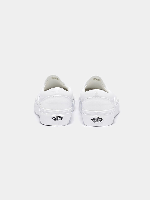 White slip-on sneakers - 4
