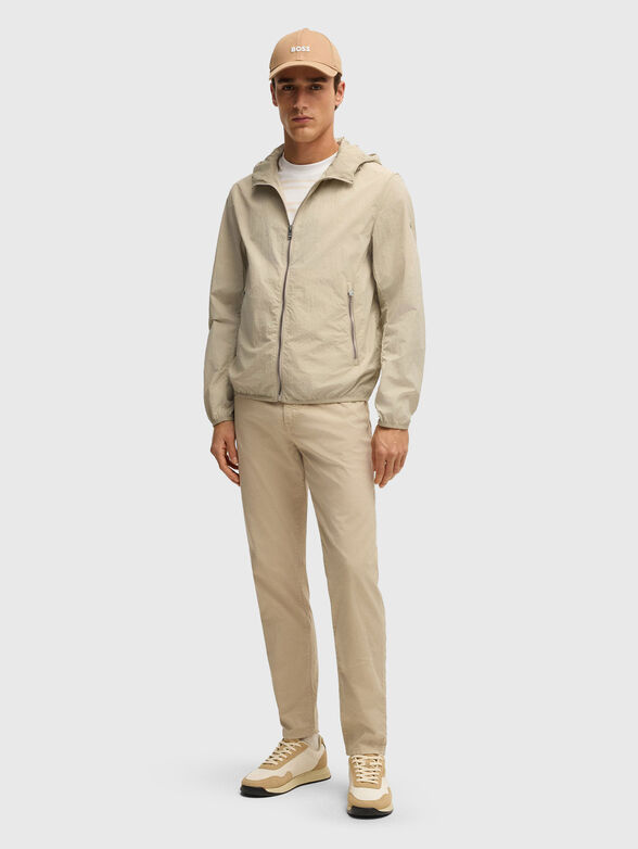 Transitional jacket with hood and logo - 2