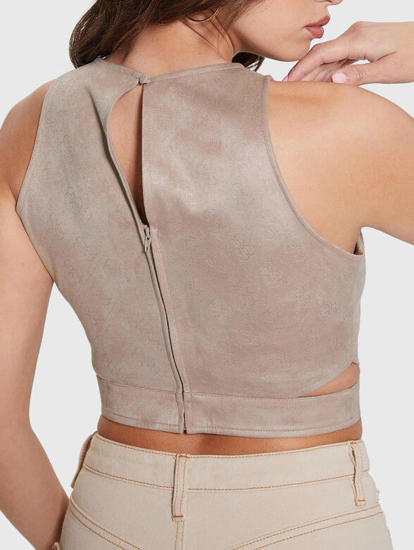 NAOMI top with cut-out accents - 3