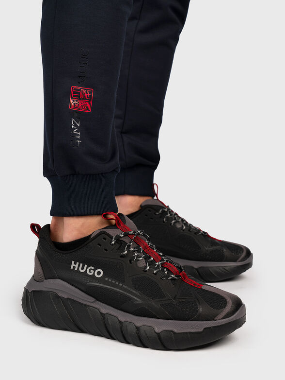 JSP005 black sports trousers - 5