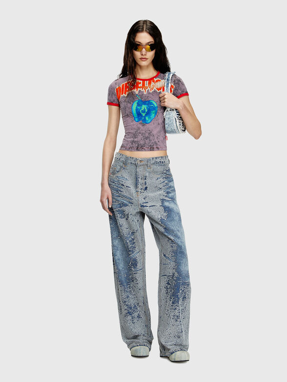 T-UNCUTIES-SHORT-Q1 cotton T-shirt - 2