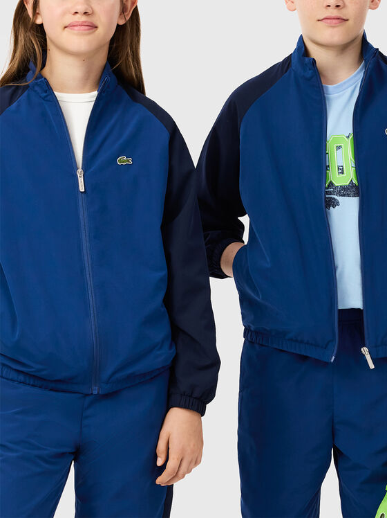 Colour-block track jacket - 1