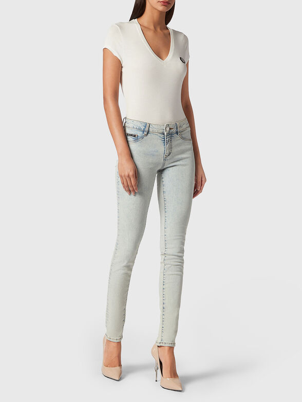 Skinny blue jeans - 4