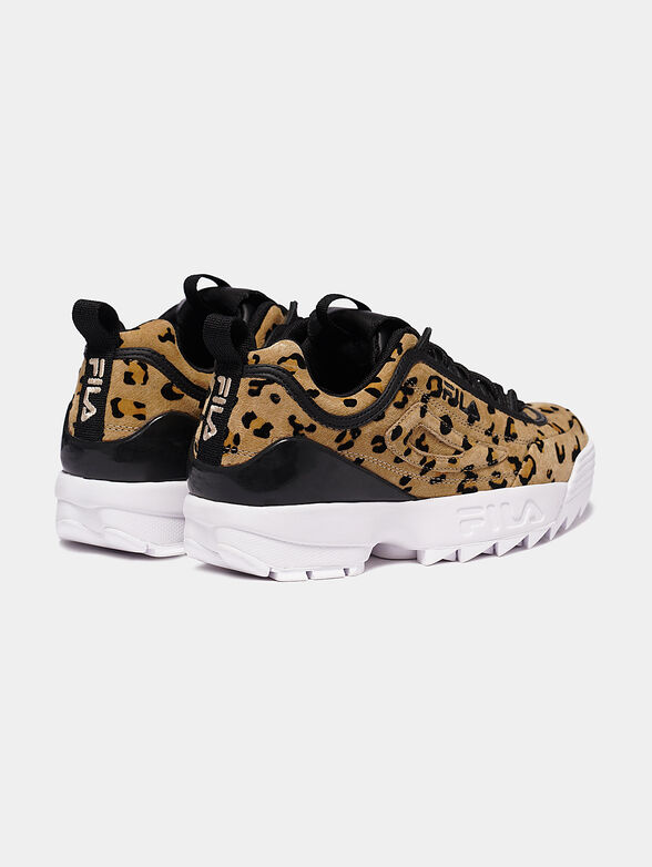 DISRUPTOR Suede sneakers with leopard print - 2
