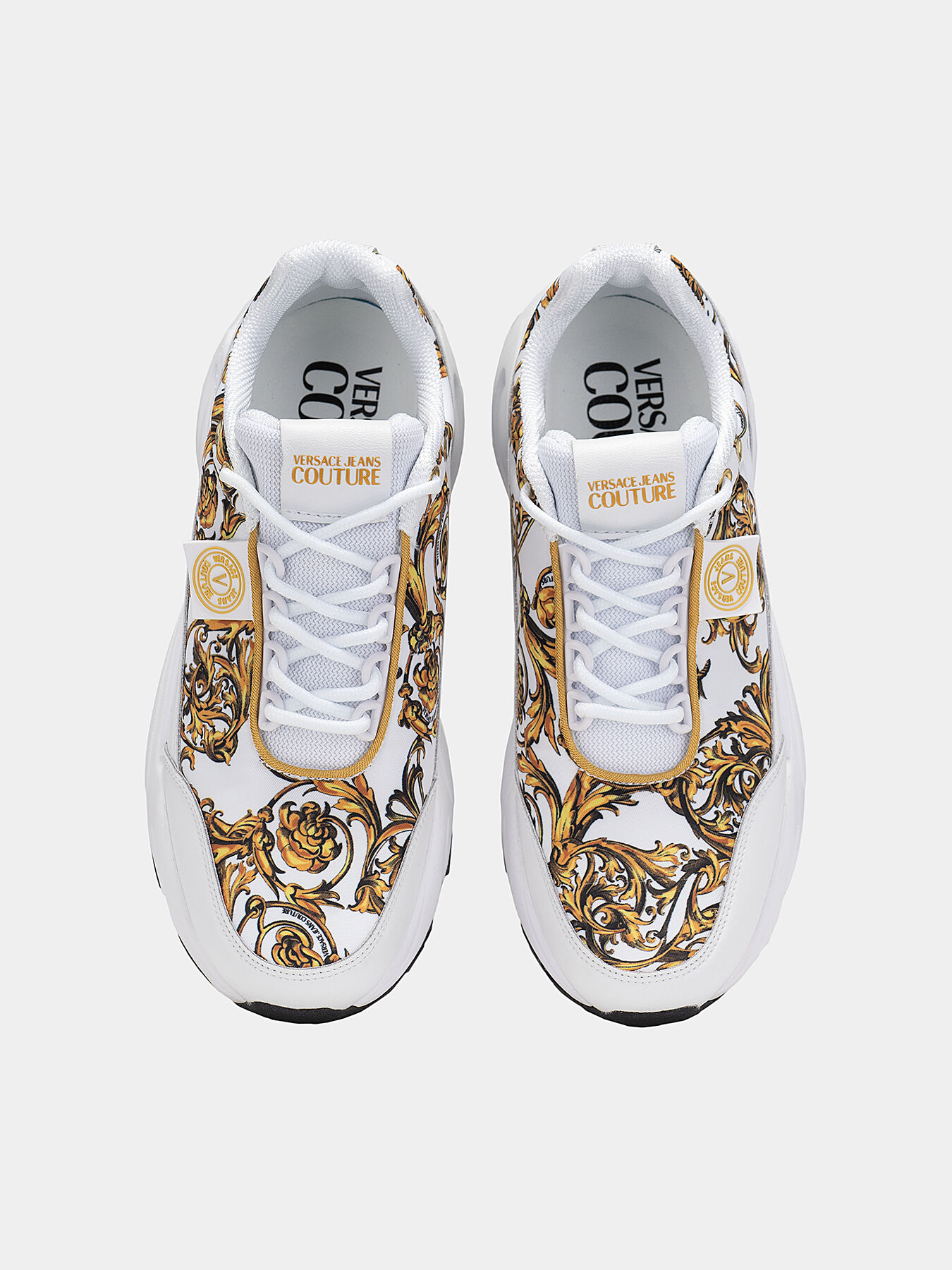 WAVE sneakers with baroque print brand VERSACE JEANS COUTURE