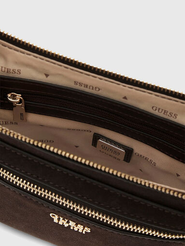 MARSHA velvet crossbody bag - 5