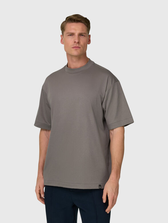Cotton-blend T-shirt - 1
