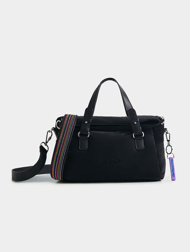 Black handbag with two types of straps - 1