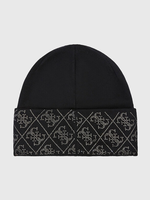 Hat with logo rhinestones - 2