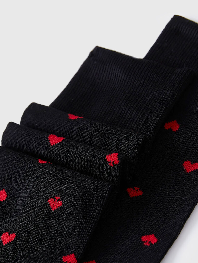 AMOUR TOUJOURS cotton socks - 3