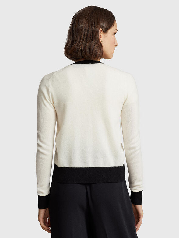 Cashmere cardegan with contrast details - 3