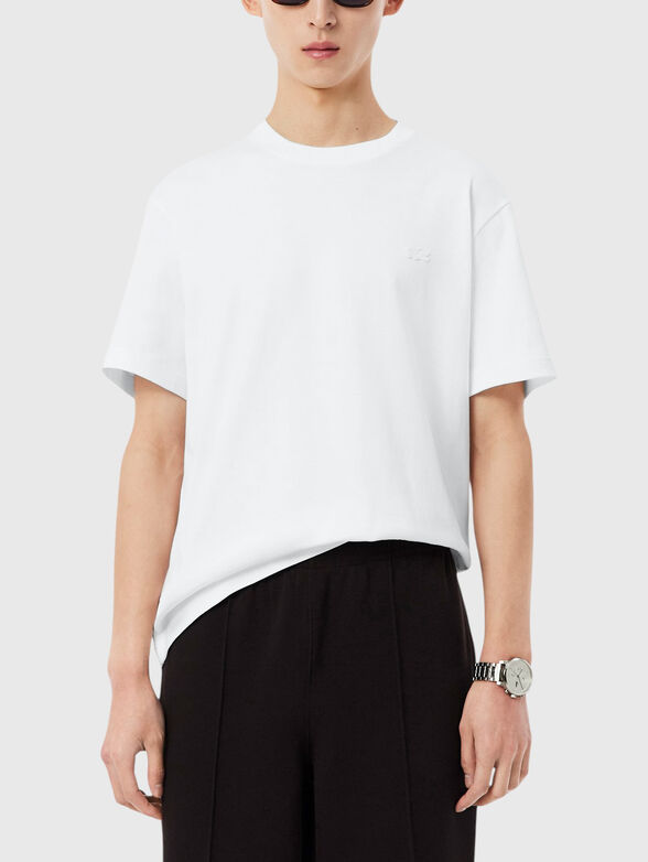 Black T-shirt with print on the back - 1