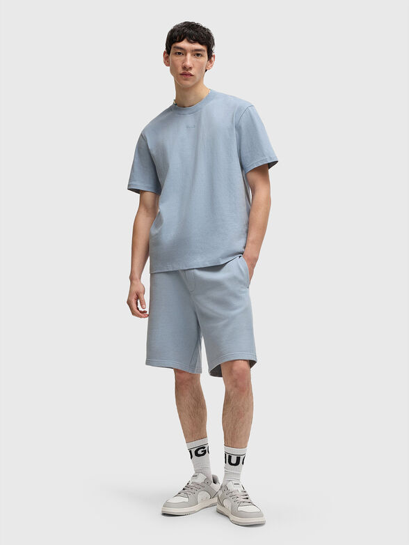 Oversized T-shirt with oval neckline - 2