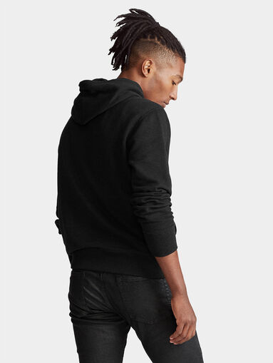 Black hooded sweatshirt - 3