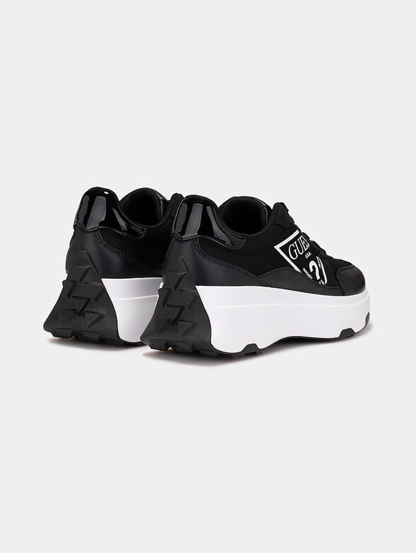 CALEBB Sports shoes with contrasting logo print - 3