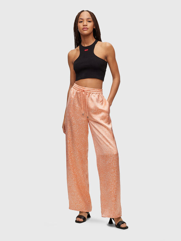 HASABELLA pants with paisley pattern - 4