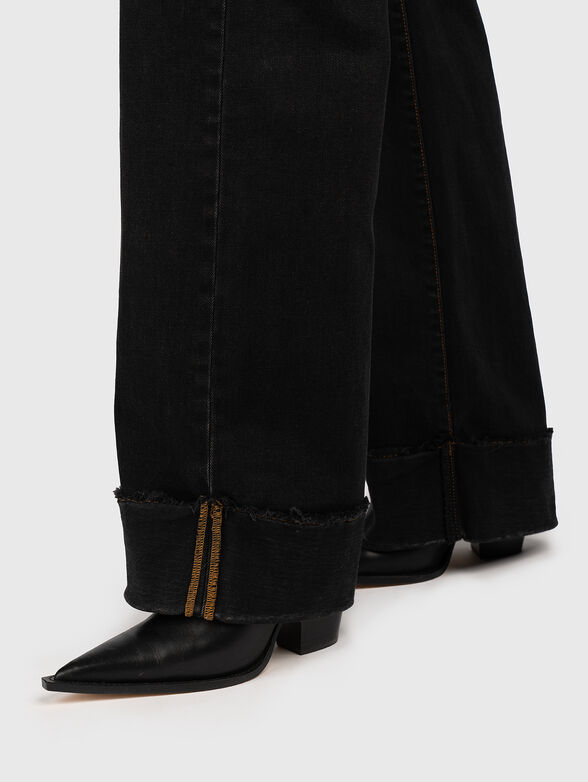 Straight jeans in black - 5