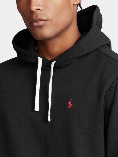 Black hooded sweatshirt - 4