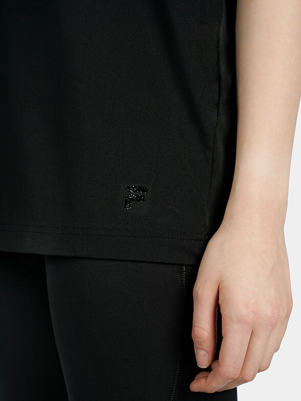 FAYE Black logo T-shirt - 3