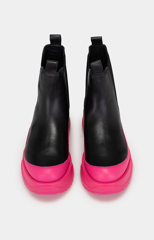 DUPREE leather boots brand MICHAEL KORS —