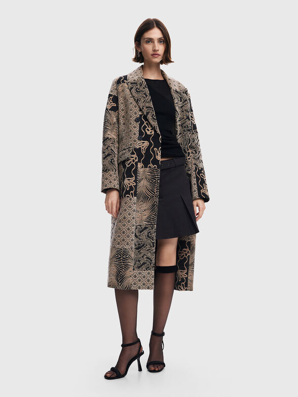 NIZA coat with patch pattern  - 1