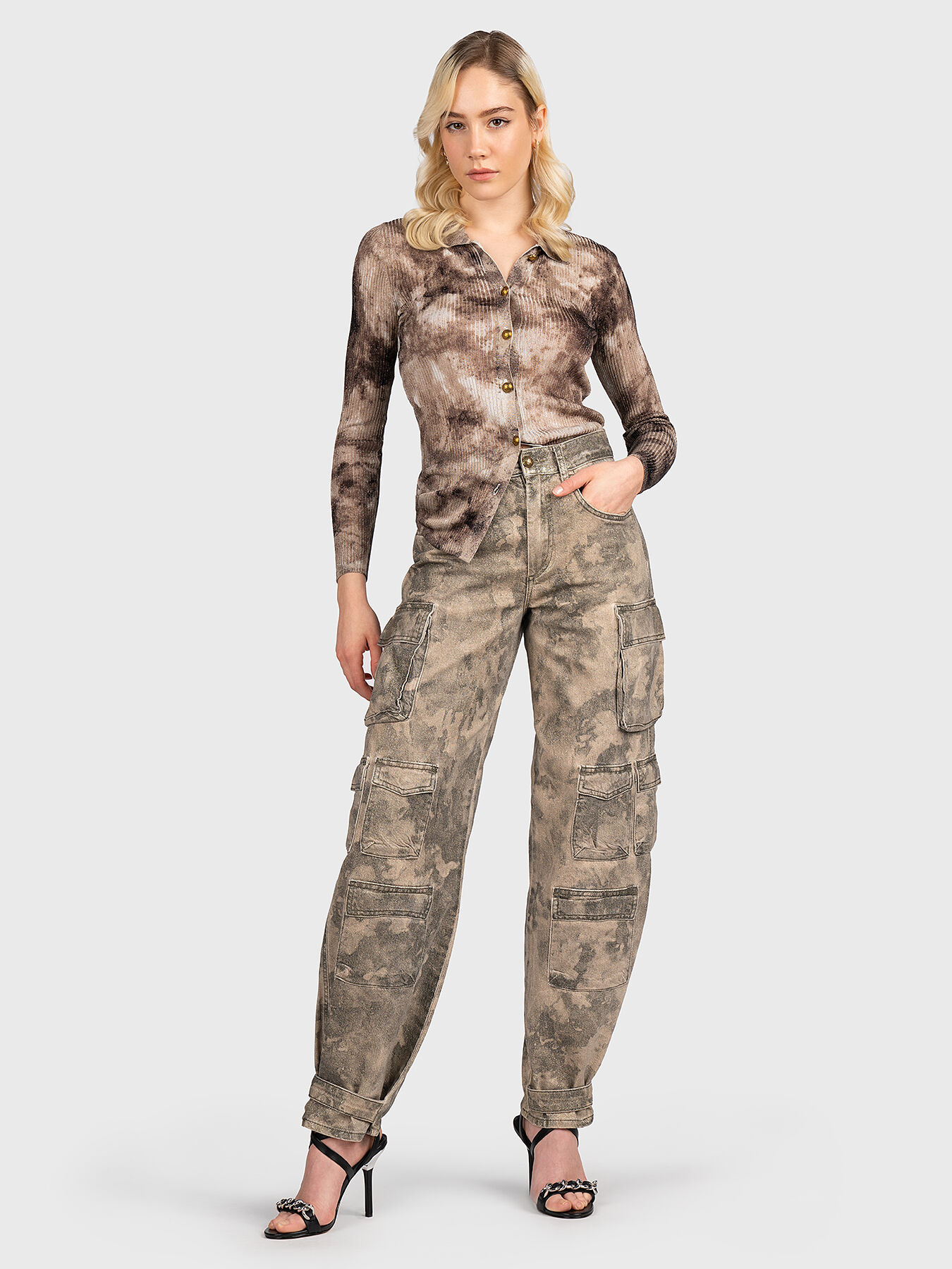 パンツ LIU JO Women Denim Pants WA5511T4319 X0680 Green Women's Jeans | Designer Jeans for women | Liu Jo