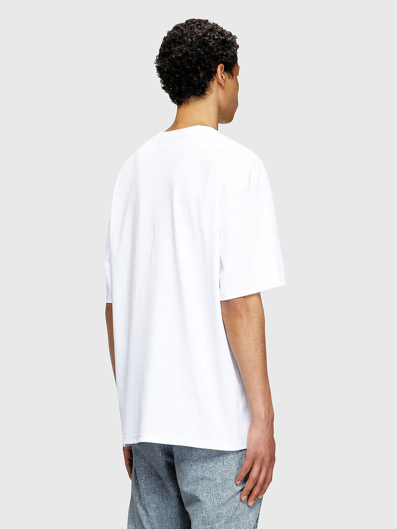 T-BOXT-T7 оversized T-shirt with accent print - 3