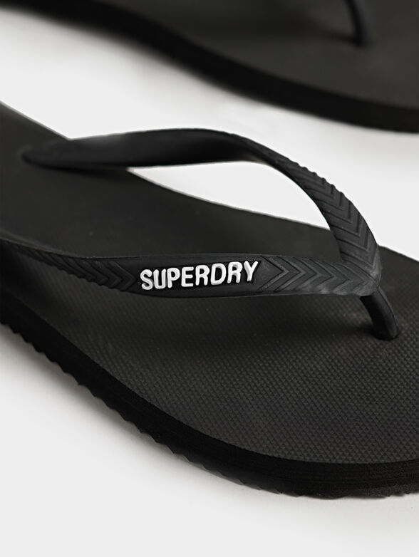 VINTAGE CLASSIC black beach slippers - 2