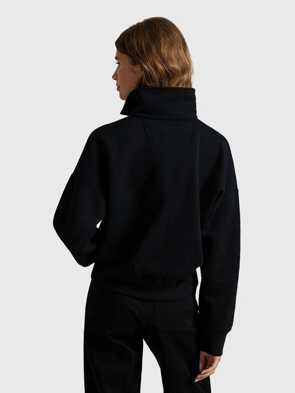 High-neck sweatshirt with zip - 3