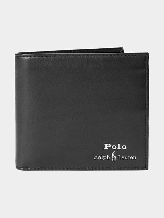 Wallet with logo inscription