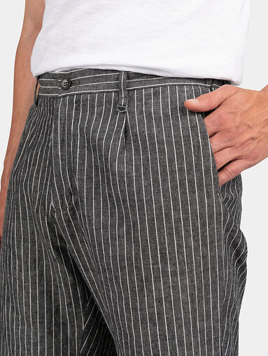 GUSTAF striped shorts - 4