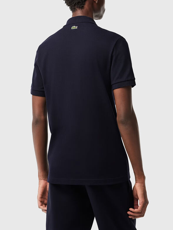 Quilted logo badge polo shirt  - 3