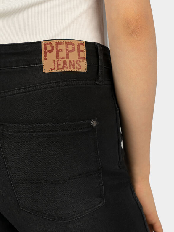 DION 7/8 black jeans - 4