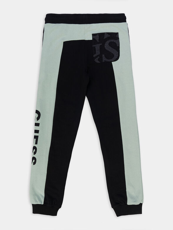 Sports pants with logo accent - 2