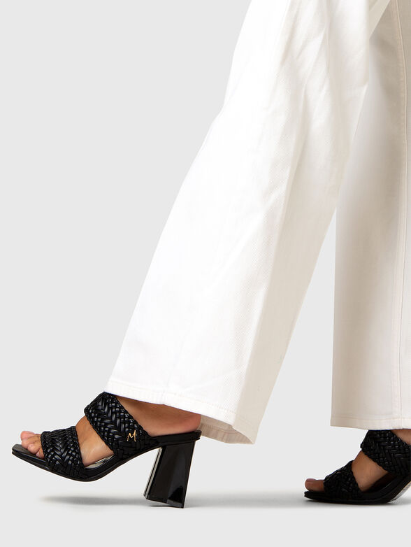 LILAH black heeled sandals - 2