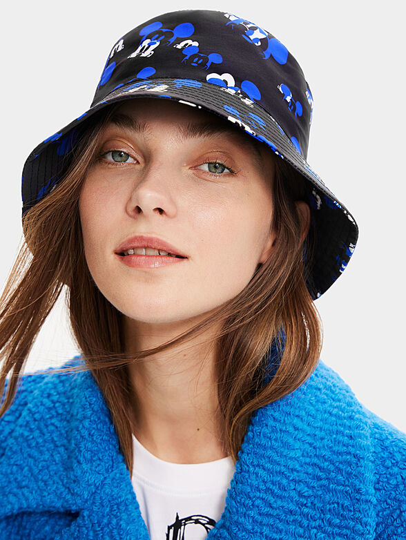 Hat with Mickey Mouse print - 2