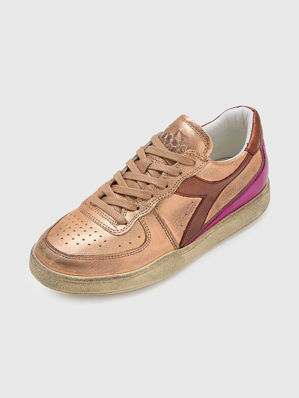 MI BASKET LOW sports shoes with contrasting inserts - 2