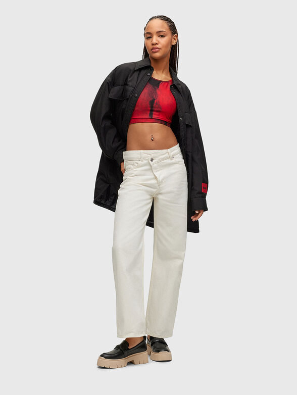 High-waisted jean - 4