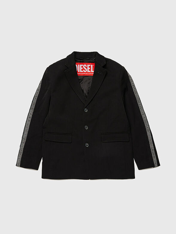 Jacket with denim trims  - 1