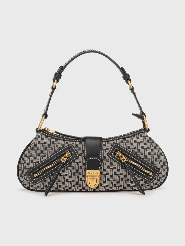 Shoulder bag with monogram print  - 1