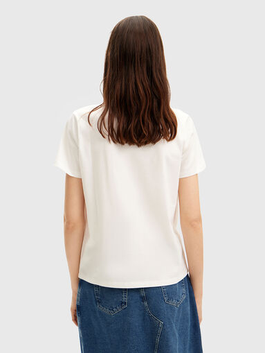 T-shirt with floral print - 3